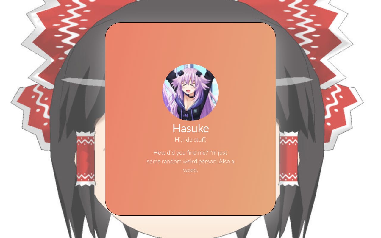 Carrd profile picture for @has